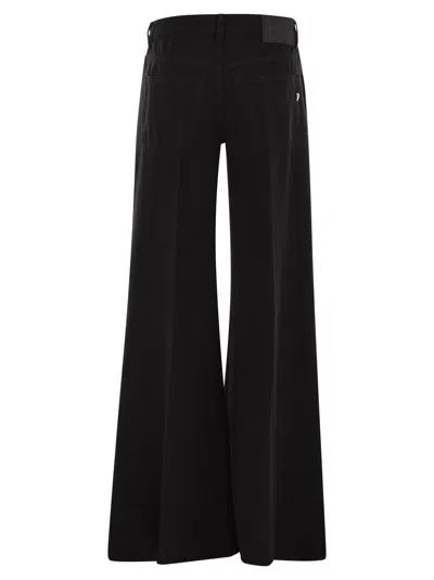 Dondup Marlen - Wide Leg Jeans In Black