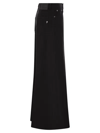 Dondup Marlen - Wide Leg Jeans In Black