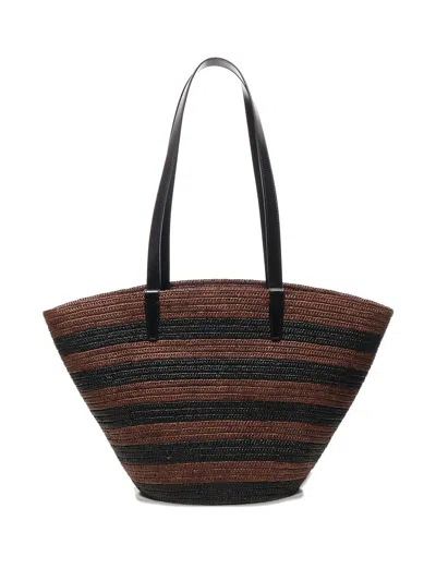 Celine Women Panier Rafia Tote Bag In Multi