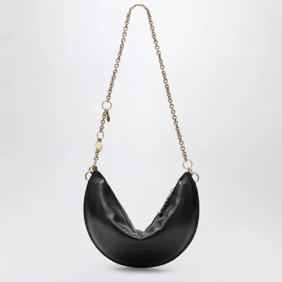 Chloé Icons Crescent Chain Shoulder Bag In Black