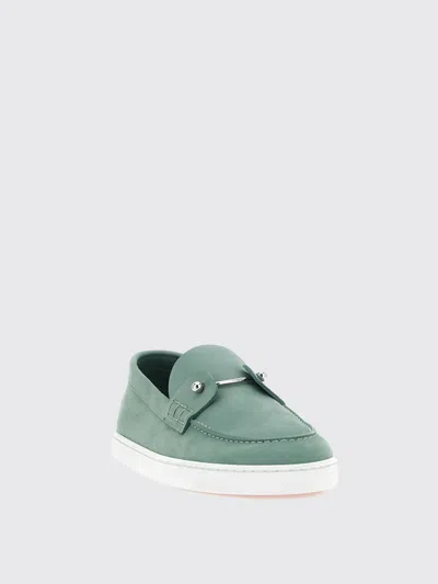 Christian Louboutin Boat Round Toe Loafers With Metal Hardware In Multi
