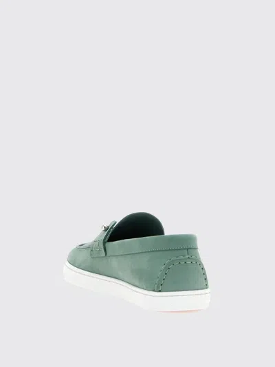Christian Louboutin Boat Round Toe Loafers With Metal Hardware In Multi