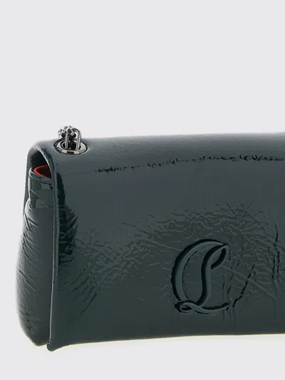 Christian Louboutin Loubi54 Patent Crossbody In Green