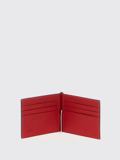 Christian Louboutin Groovy Full-grain Leather Billfold Wallet With Money Clip In Black