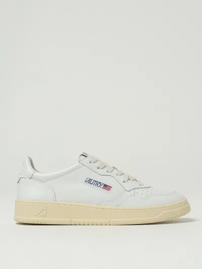 Autry Hogan Gray Suede Sneakers In White