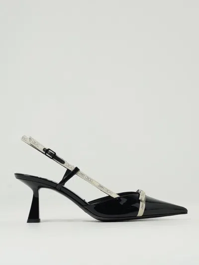 Jimmy Choo Leather Camila Pumps Glossy Finish In Black