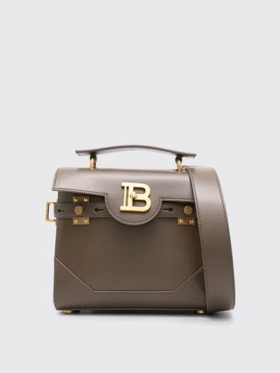 Balmain B-buzz 23 Tote Bag In Brown