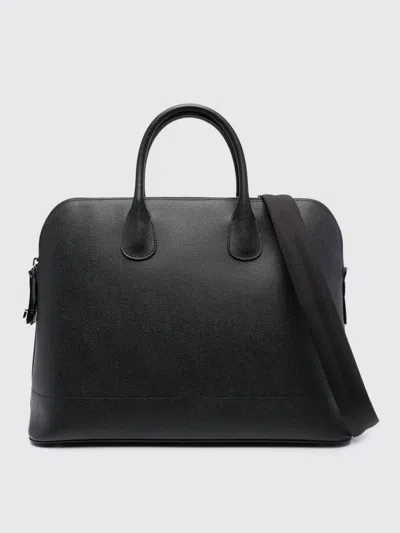 Valextra My Logo Bowling Bag Large In Black