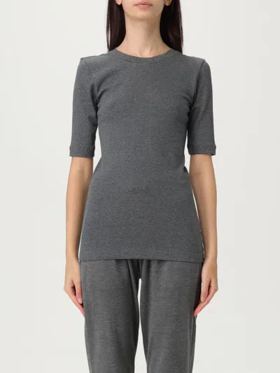 Brunello Cucinelli Women's Round Neck T-shirt In Gray