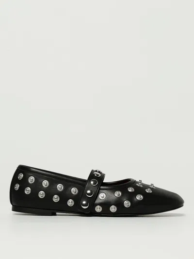 Stella Mccartney Ryder Popper-studded Ballet Flats In Black