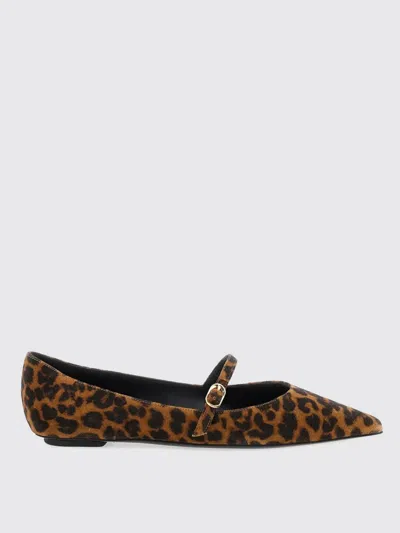 Stuart Weitzman "emilia" Mary Jane Flat In Multi