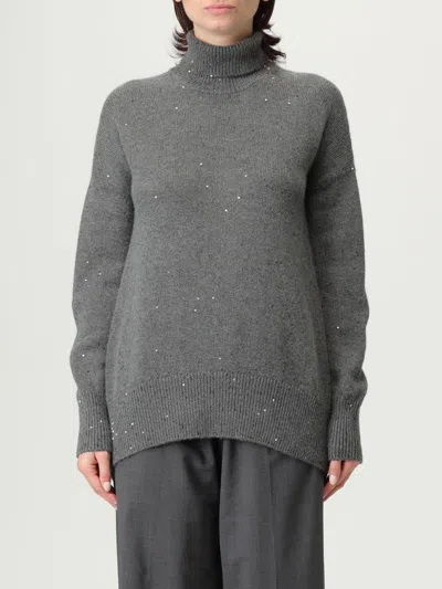 Brunello Cucinelli Sweater  Woman Color Grey In Gray