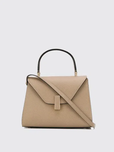 Valextra Iside Mini Leather Handbag In Neutral