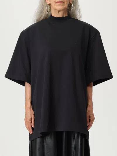 Attico Light Jersey Tank Top In Black