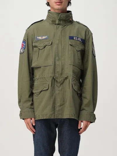 Polo Ralph Lauren The Iconic Military Jacket With Logo In Green