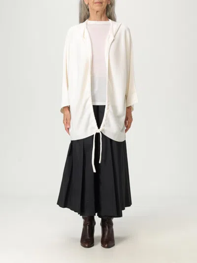 Max Mara Wool Yarn Cardigan In White