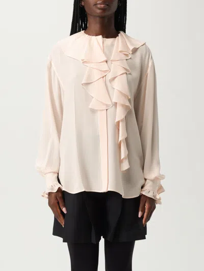 Alexander Mcqueen Shirt With Ruffles In White
