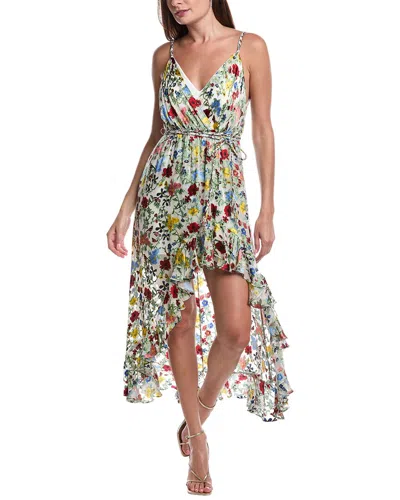 Alice And Olivia Alice + Olivia Tara Printed Long Dress In Multi