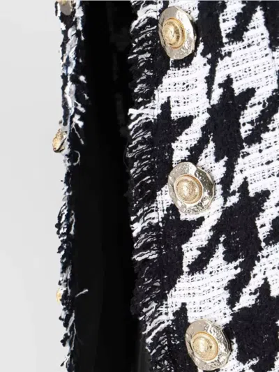 Balmain Blackwhite All-over Check Blazer
