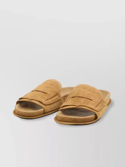 Jacquemus Woman Sandals Tan Size 8 Leather In Brown