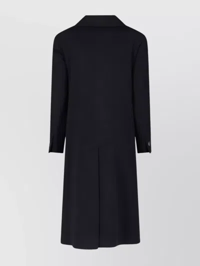 Tagliatore Structured Double-breasted Jacket With Flap Pockets In Black