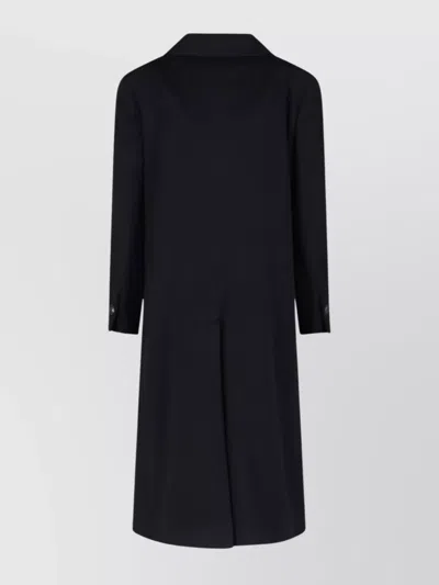 Tagliatore Structured Double-breasted Jacket With Flap Pockets In Black