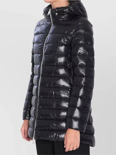 Herno A- Shape Light Puffer In Black