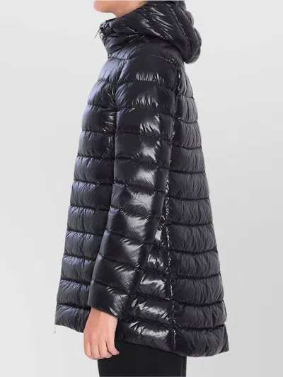 Herno A- Shape Light Puffer In Black