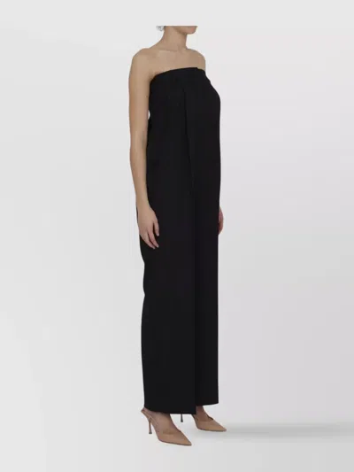 Burberry Tailored Wool Jumpsuit In Black