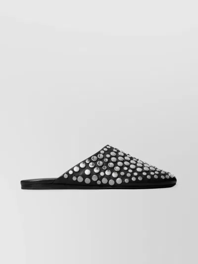 Tory Burch Studded Embellished Leather Mules