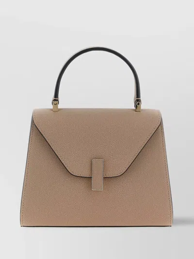 Valextra Mini Handbag With Adjustable Strap And Top Handle