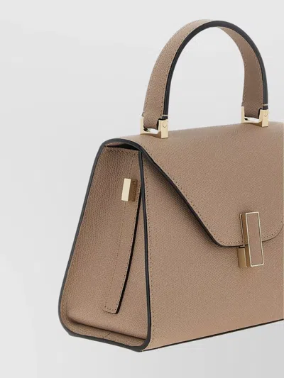 Valextra Mini Handbag With Adjustable Strap And Top Handle