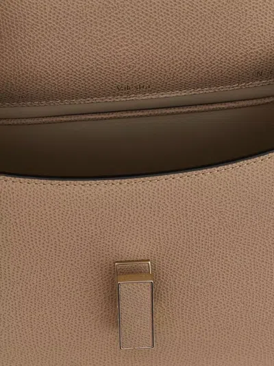 Valextra Mini Handbag With Adjustable Strap And Top Handle