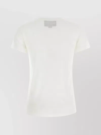 Valentino White Cotton T-shirt In White