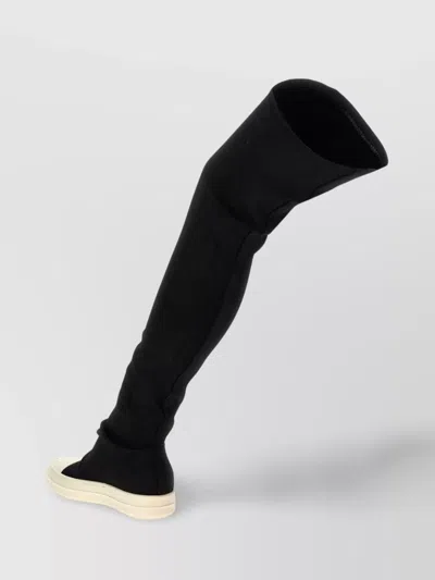 Rick Owens Drkshdw Drkshdw By Rick Owens Woman Boot Black Size 8 Textile Fibers In Black