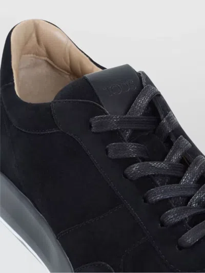 Tod's Suede Sneakers Low Profile Rubber Sole