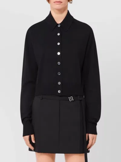 Sportmax Perseus Black Cardigan In Black