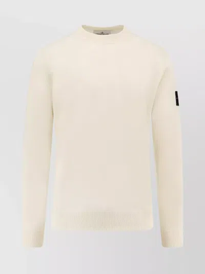 Stone Island Cotton Sweatshirt In Neutral
