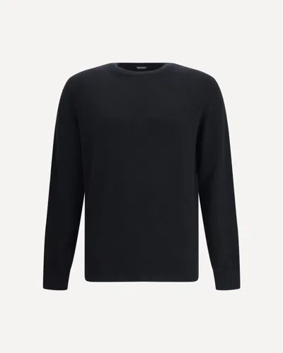 Zegna Cashmere Sweater In Black