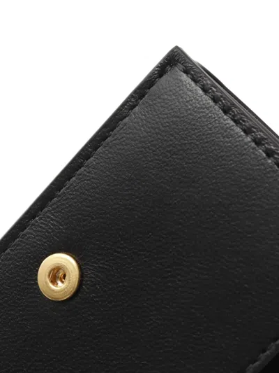 Pre-owned Bottega Veneta 2020 Intrecciato Tiny Wallet In Black