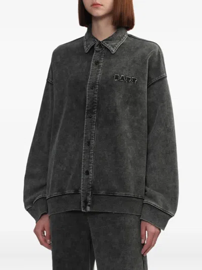 Bapy By *a Bathing Ape® Logo-embroidered Button-down Shirt In Black