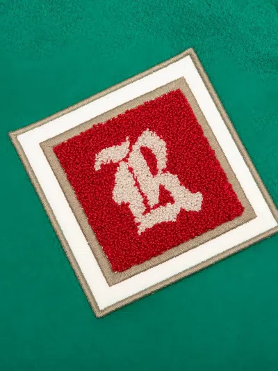 Rhude Tile-pattern Bomber Jacket In Green