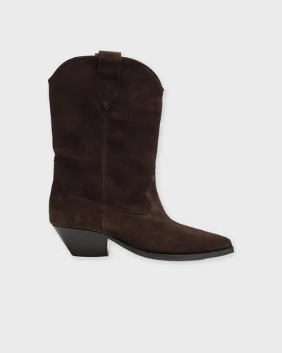 Isabel Marant Suede Boots With Pointed Toes In Brown