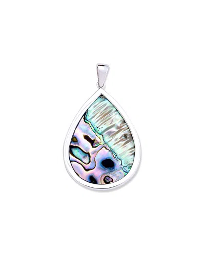 Samuel B. Sterling Silver Abalone Pendant In Multi
