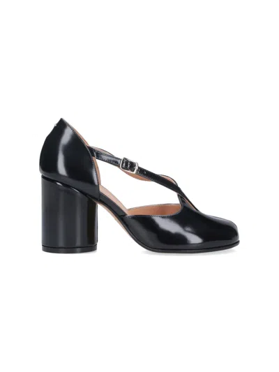 Maison Margiela Tabi Pump Sandals Woman Black In Black
