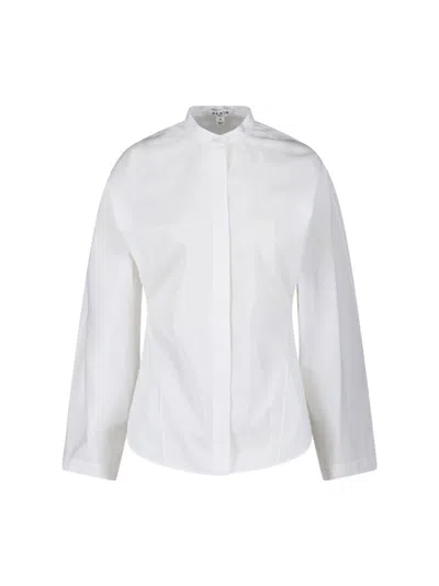 Alaïa Rounded Shirt In White