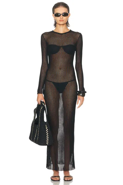 Haight Rafa Knit Dress In Black
