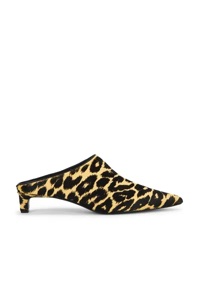 Jil Sander Pointed 'mule' In Animal Print
