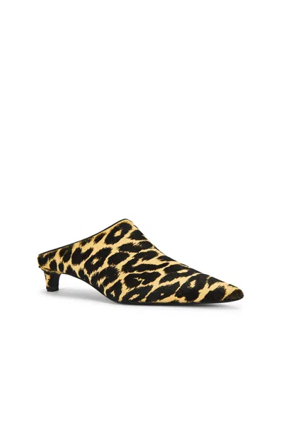 Jil Sander Pointed 'mule' In Animal Print