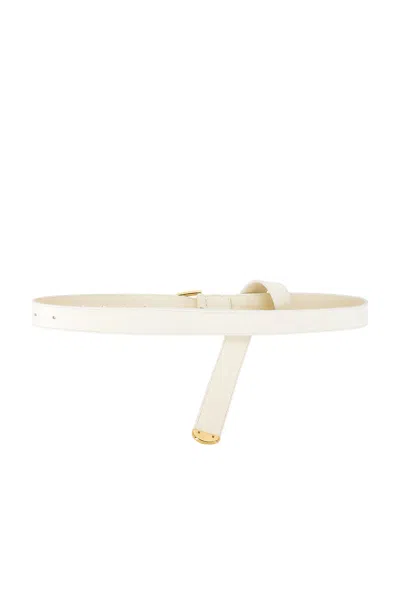 Givenchy Metal-tip Leather Belt In Neutral